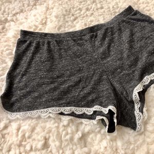 VS Lace Trim Lounge Shorts